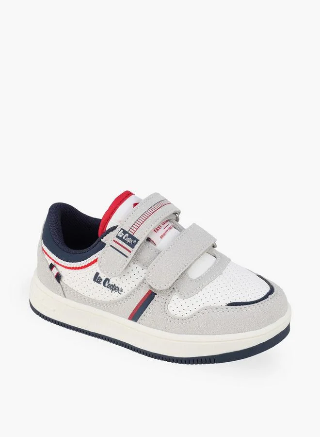 Lee Cooper Boys Hook & Loop Ankle School Sneakers