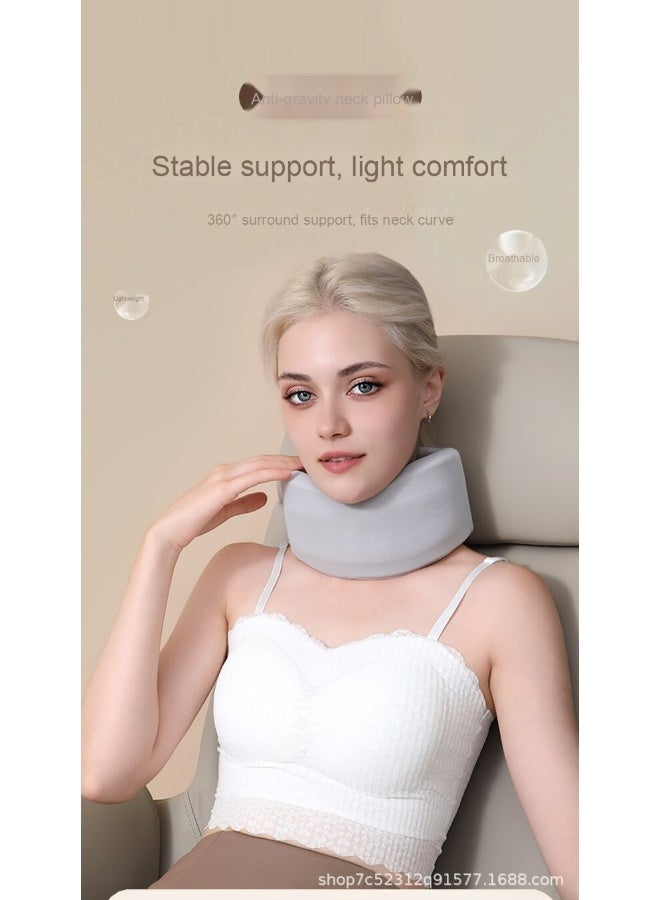 Breathable Comfort Ice Silk 360° Surround Neck Support - Relieves Neck Pressure - Essential for Office Professionals - Image 2
