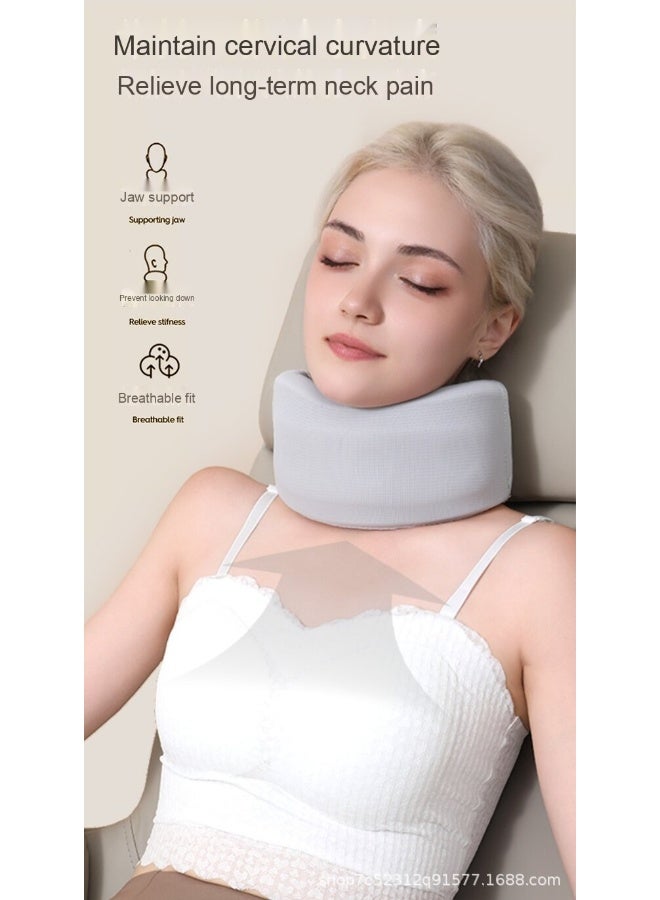 Breathable Comfort Ice Silk 360° Surround Neck Support - Relieves Neck Pressure - Essential for Office Professionals - Image 3
