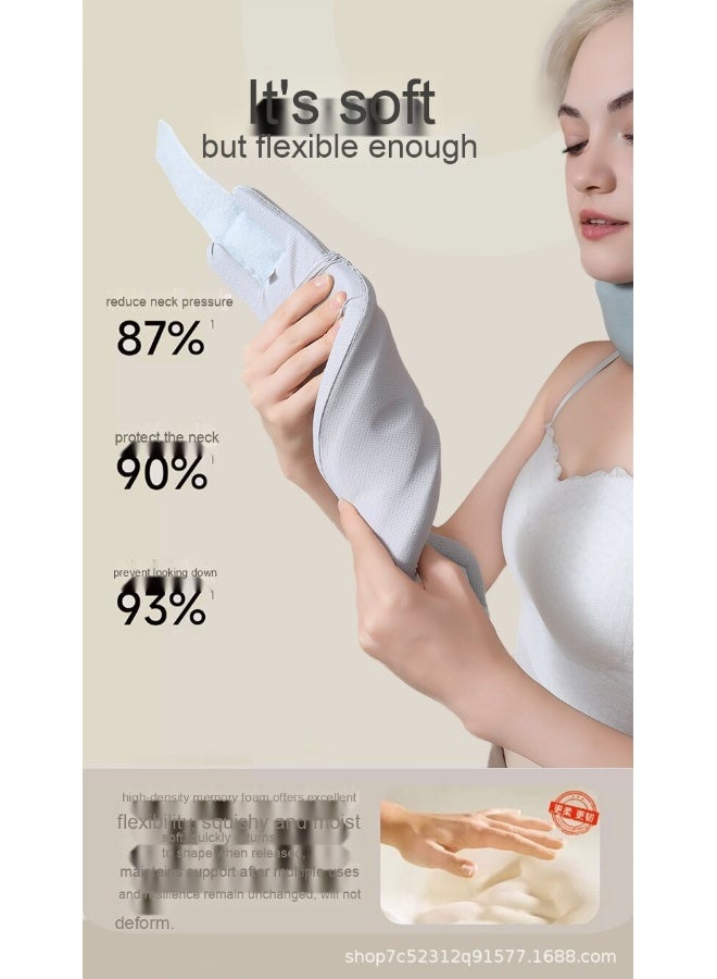 Breathable Comfort Ice Silk 360° Surround Neck Support - Relieves Neck Pressure - Essential for Office Professionals - Image 5