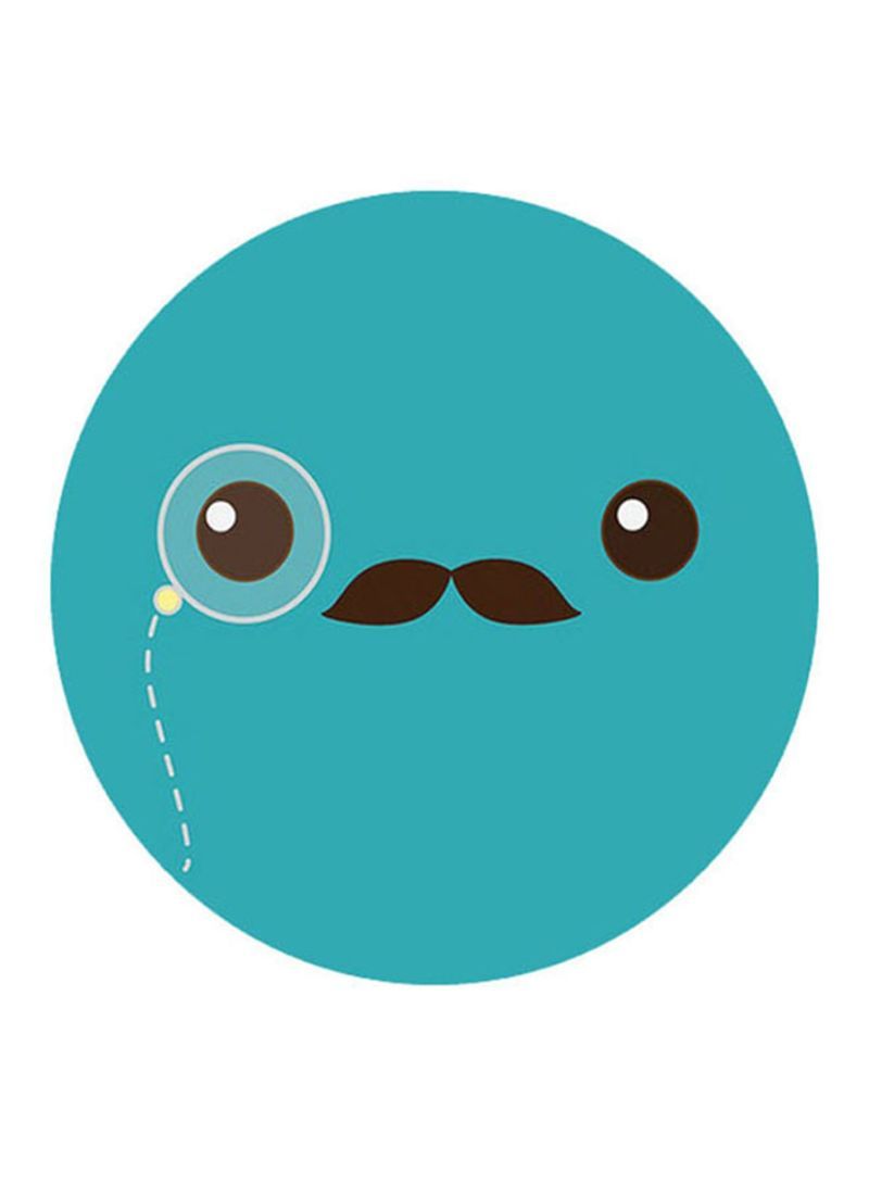 RKN Face Printed Fridge Magnet  Blue/Brown/White - Image 2