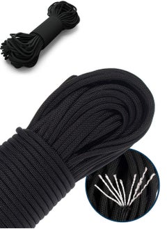 NajmStyle Paracord 100 ft - Type III Paracord 550-4mm Nylon Rope Mil-Spec para Cord - Camping Rope Hiking Fishing Survival Boy Scout Parachute Cord - Outdoor Hammock 550 Paracord  - Image 1