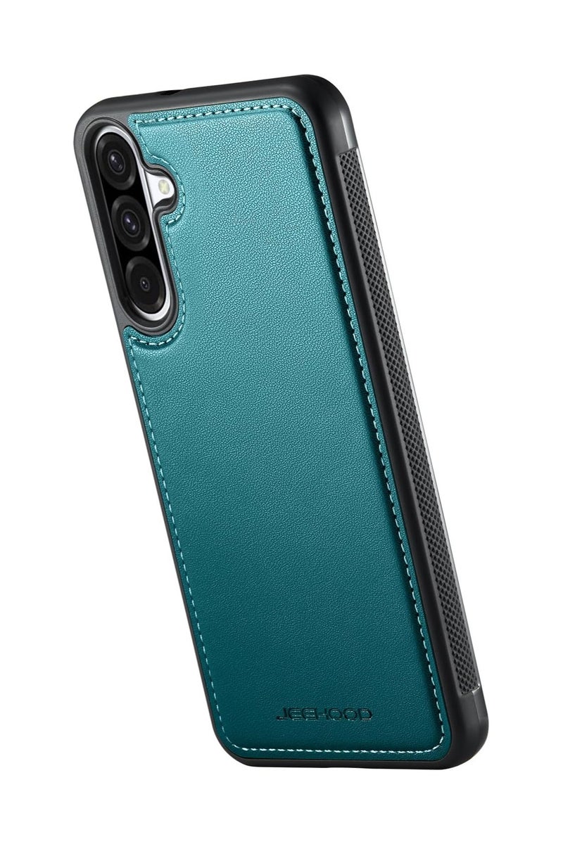 JEEHOOD CaseMe Phone Case Compatible with Samsung Galaxy A56 5G Luxury PU Leather Back Cover Cover Compatible with Samsung Galaxy A56 5G - Green - Image 4