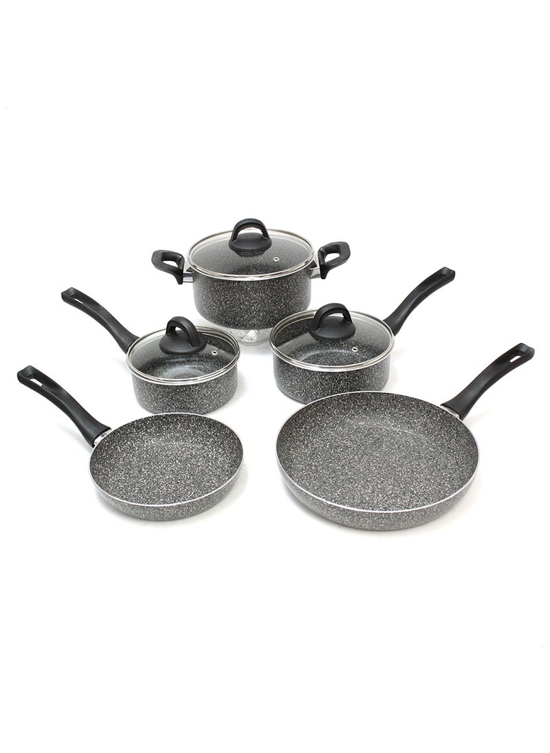 Hascevher Granite 8-Piece Cookware Set Lavilla Prime Series Premium Quality Cookware, Made in Turkey  - Image 3
