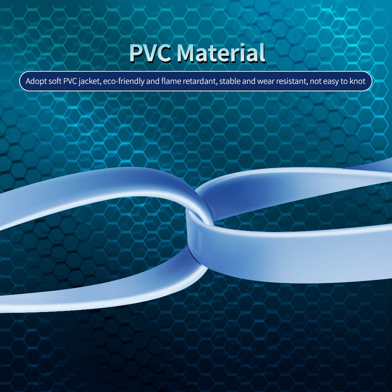 Household Gigabit CAT6 Network Cable Blue - Image 3
