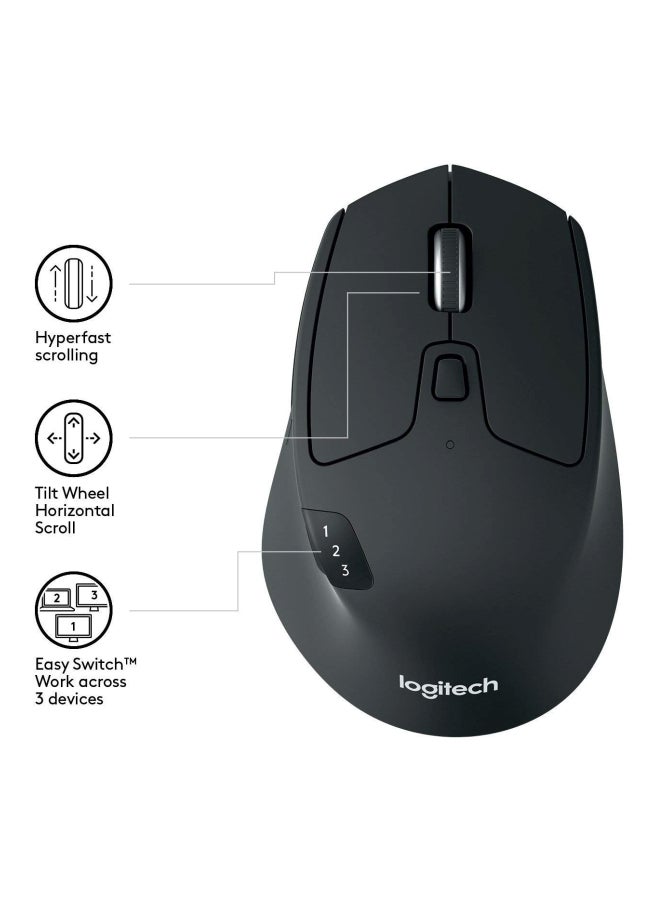 Logitech Triathlon Wireless Mouse Black - Image 2
