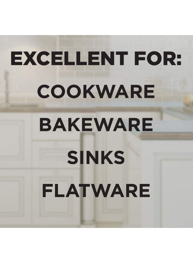 Weiman Stainless Steel Sink and Pots & Pans Cleaner and Polish  - Image 4