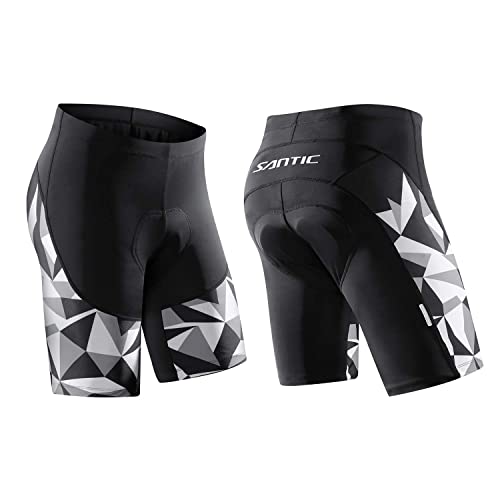 Santic Cycling Shorts Mens 3D Padded Bike Shorts for Mens Bike Bicycle Shorts Pants High Breathable 3XL - Image 2