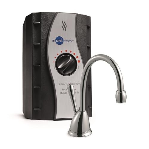 InSinkErator H-View-C Involve View Instant Hot Water Dispenser System with Stainless Steel Tank, Chrome - Image 1