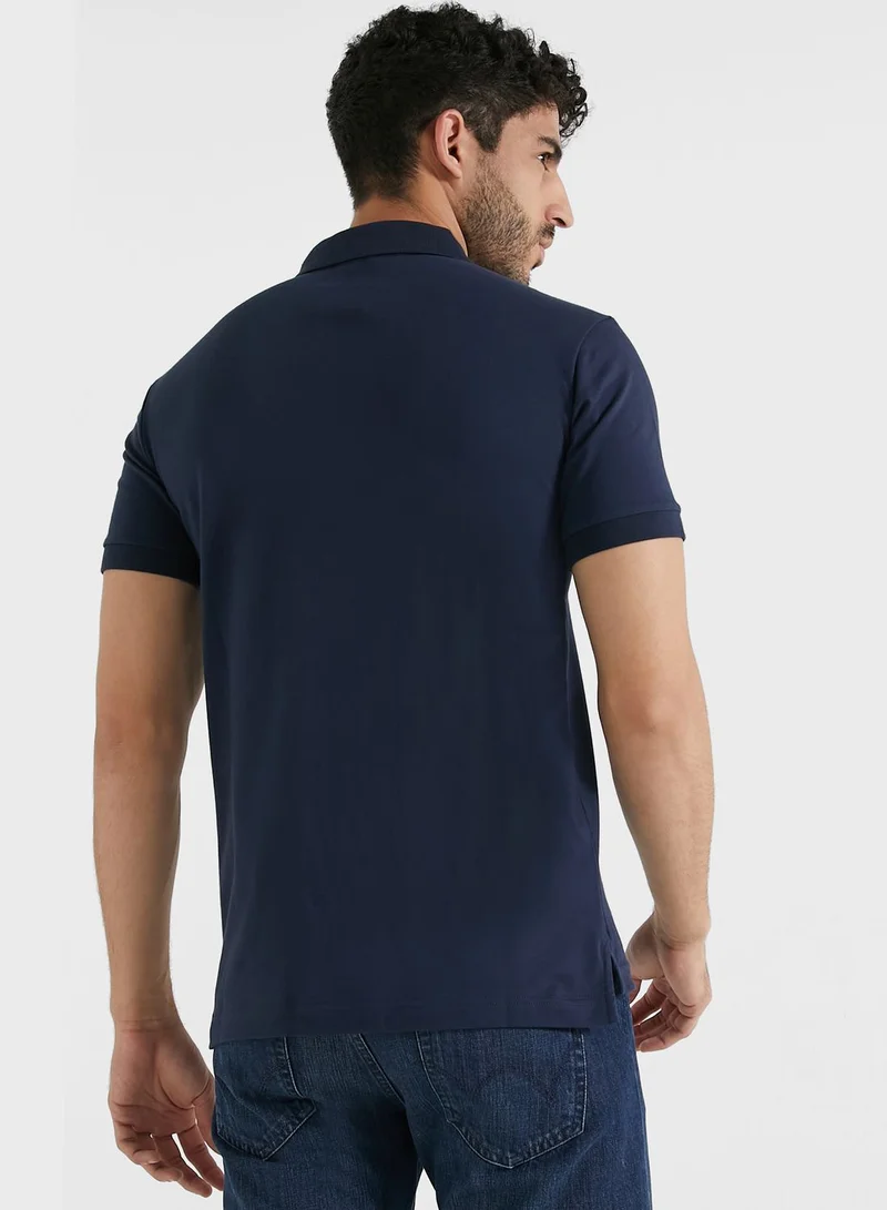 EMPORIO ARMANI Embroidered Logo Polo