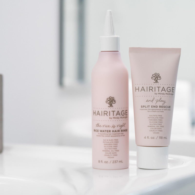 Hairitage The Rice Is Right Rice Water Hair Rinse - Nourishing Spray with Rosemary and Quinoa for Thickening and Volumizing - Vegan Formula for All Hair Types, 8 oz - Image 3