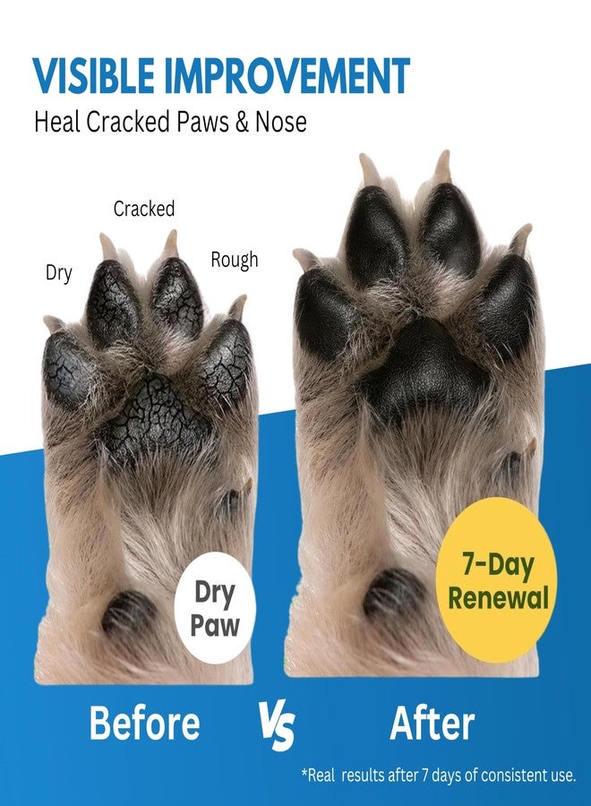 HANK Paw Cream for Dogs & Cats - Lick-Safe Dog Paw Protector Formula with Shea Butter & Vitamin E - Natural Paw Butter Moisturizer & Soother for Dry, Cracked Pads, Snout & Elbow - 50g - Image 3