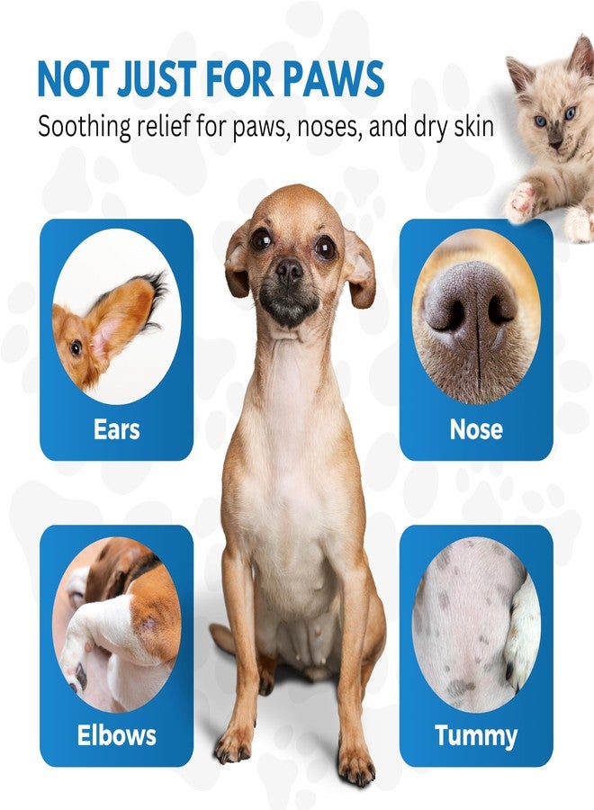 HANK Paw Cream for Dogs & Cats - Lick-Safe Dog Paw Protector Formula with Shea Butter & Vitamin E - Natural Paw Butter Moisturizer & Soother for Dry, Cracked Pads, Snout & Elbow - 50g - Image 4