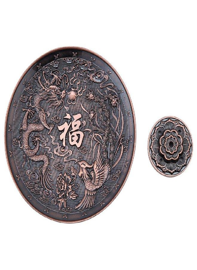 Zinc Alloy Incense Stick Burner Holder Dragon Pattern Censer Plate for Bedroom Office,Fit for 1.8mm 2.5mm 3.5mm Incenser Sticks (Red Bronze) - pzsku/ZE72164B49B77AC8B3A3DZ/45/_/1686057146/e20f022a-791c-42ae-8f53-4f933ac3126d