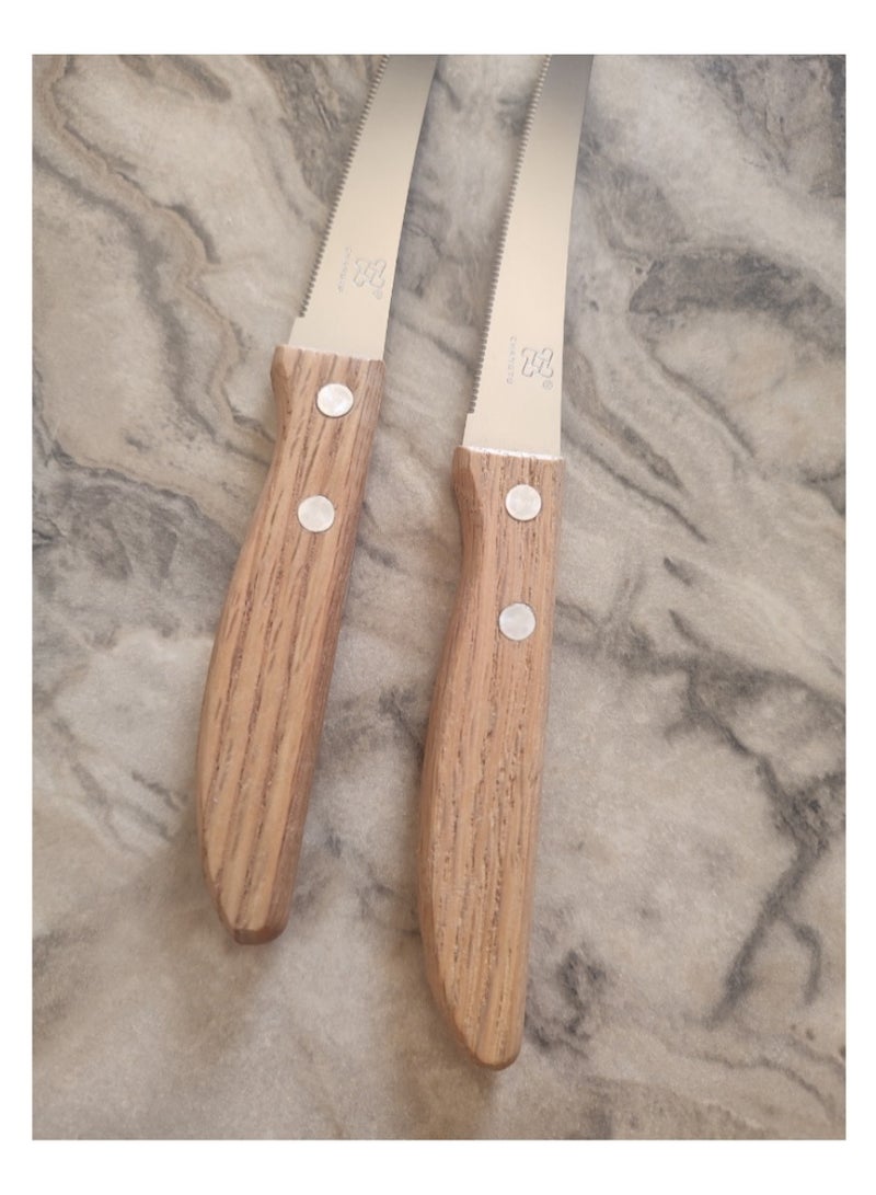Multi-use wooden knife 2 Pieces - Image 5