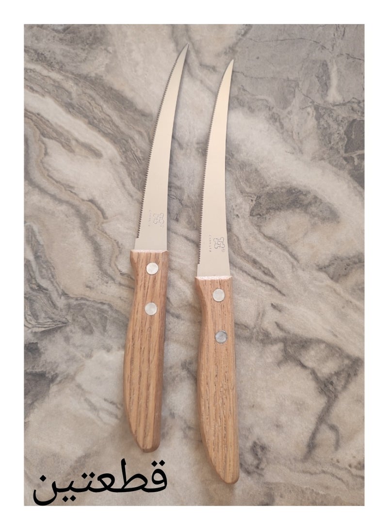 Multi-use wooden knife 2 Pieces - Image 3
