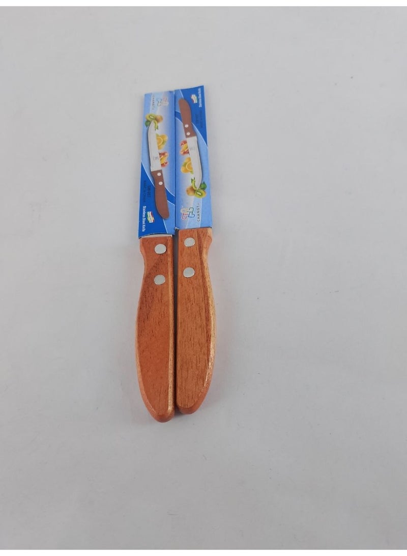 Multi-use wooden knife 2 Pieces - Image 1