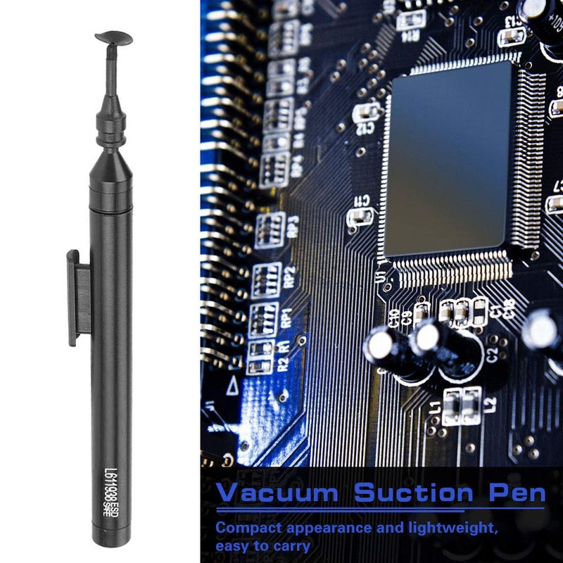 Wal front Vacuum Suction Pen L611938 Sucking Pickup Tool Kit IC SMD Pickup Tool with 6 Suction Pads and 2 Suction Tips - Image 3