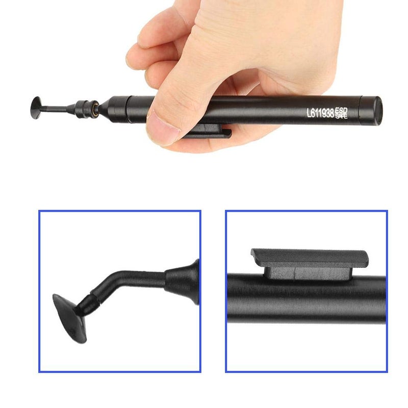Wal front Vacuum Suction Pen L611938 Sucking Pickup Tool Kit IC SMD Pickup Tool with 6 Suction Pads and 2 Suction Tips - Image 5