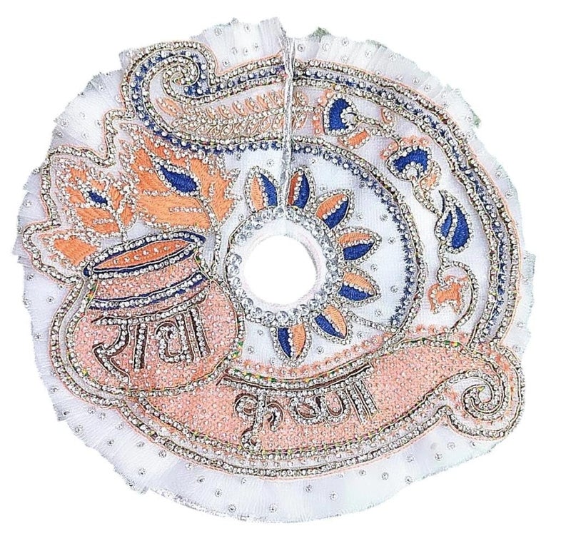Partish Laddu Gopal Heavy Janamashtmi Dress l Ladoo Gopal Dress l Kanha Ji Poshak Size 1 2 4 5 6 - Image 3
