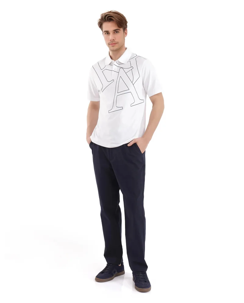 Rare Rabbit Men's Graphic Print Button Closure Polo