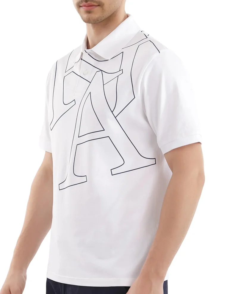 Rare Rabbit Men's Graphic Print Button Closure Polo