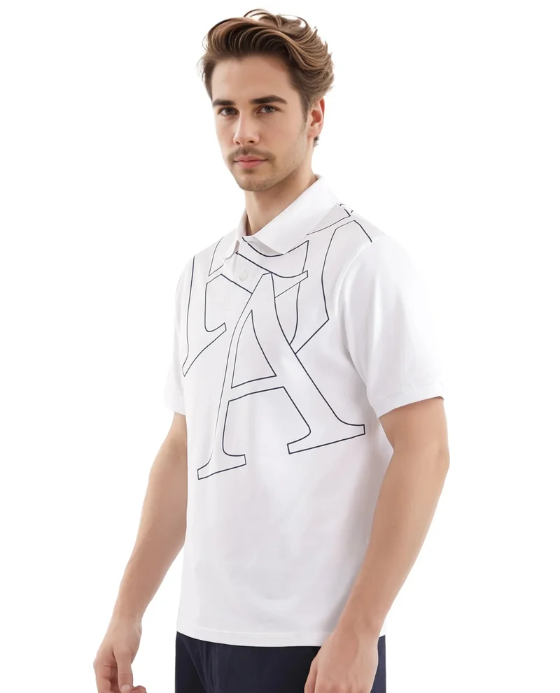 Rare Rabbit Men's Graphic Print Button Closure Polo