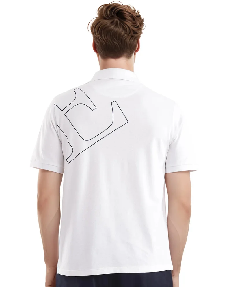 Rare Rabbit Men's Graphic Print Button Closure Polo