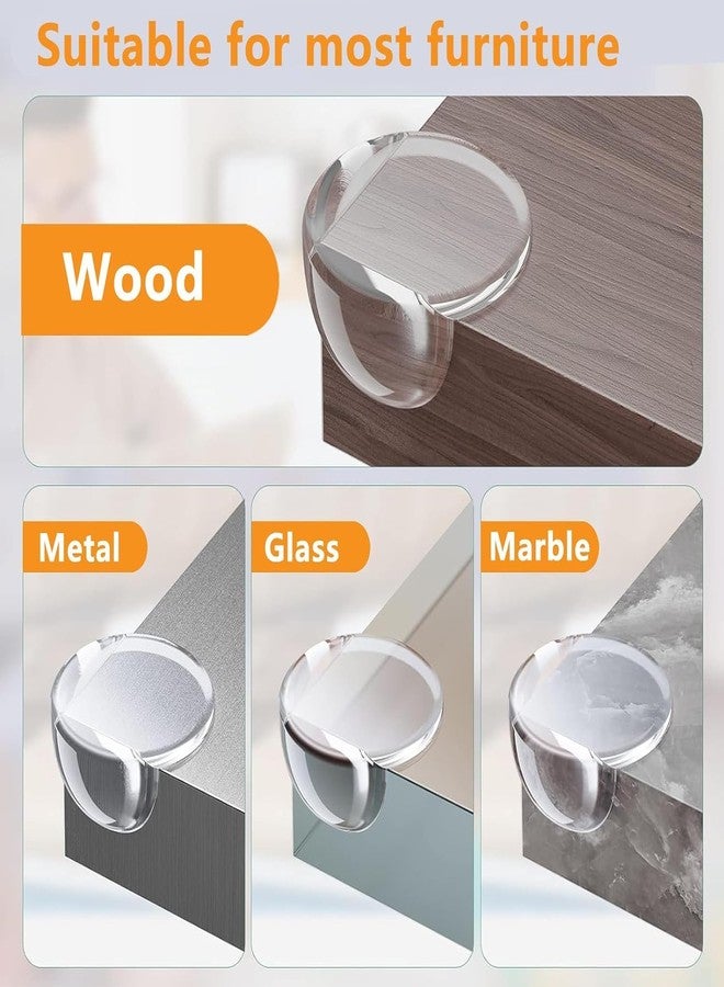BLUVAS Clear Corner Guards for Baby Safety, 12-Pack, Transparent Table Edge Protectors - Image 5