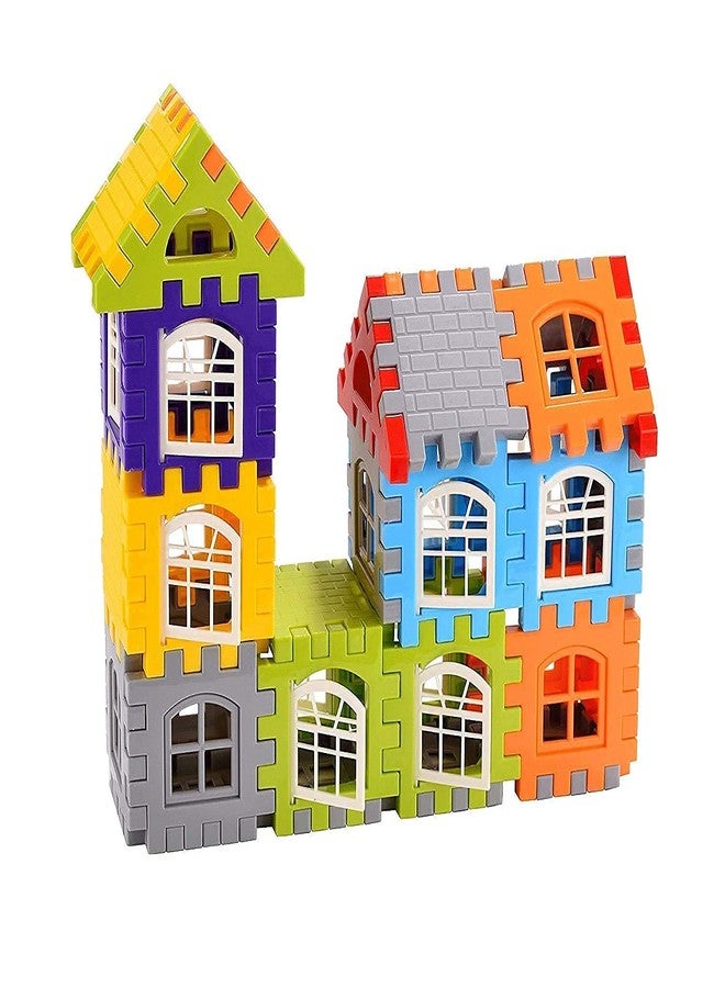 HS ENTERPRISE™ Multi Coloured Home Building Blocks Puzzle Set | Educational Play and Learning Building Block Puzzle Set for Baby and Toddlers | 72 Pcs Blocks Set Educational Toy for Kids - Image 5