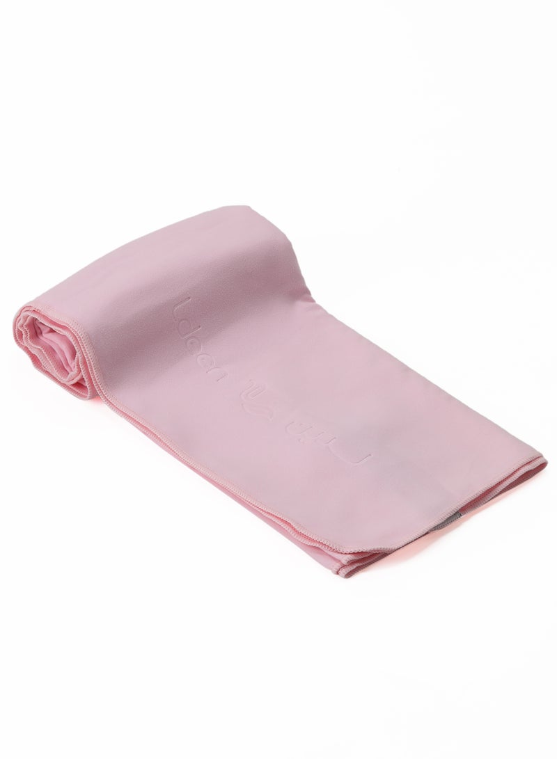 لدين منشفة الجسم المطورة (90*180 سم) وردي + حقيبة - Image 1