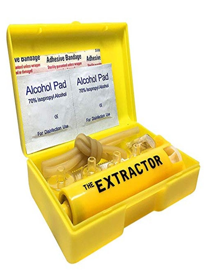 Finever Insect Bug Bee Sting Snake Bite Venom Extractor Suction Kit Tool Pump First Aid Safety Fast Emergency for Hiking Backpacking Camping Yellow Color - Image 5