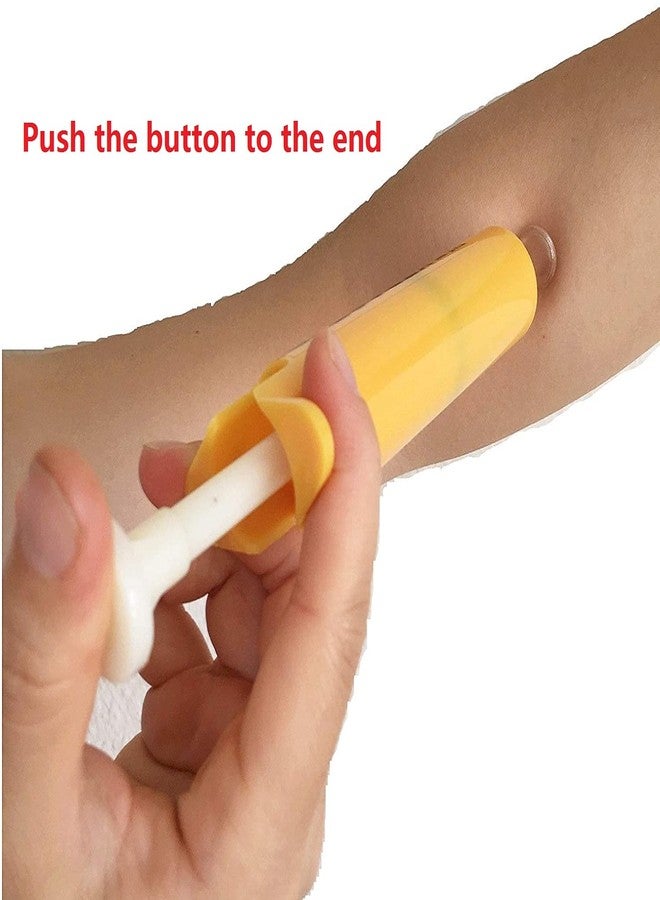 Finever Insect Bug Bee Sting Snake Bite Venom Extractor Suction Kit Tool Pump First Aid Safety Fast Emergency for Hiking Backpacking Camping Yellow Color - Image 4
