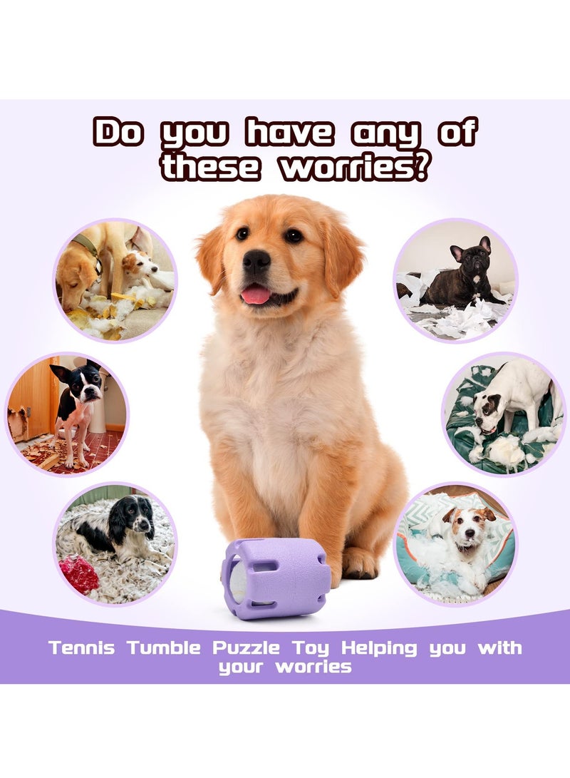 KASTWAVE Puppy Dog Tennis Tumble Puzzle Toy, Interactive Teeth Chew Toys for Dogs, Pet Educational Toys for Small and Medium Dogs, Tennis Cup for Dogs Outdoor Training Ball - Image 5