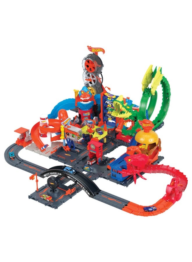 Hot Wheels مجموعة مسار توسيع مدينة هوت ويلز - Image 2