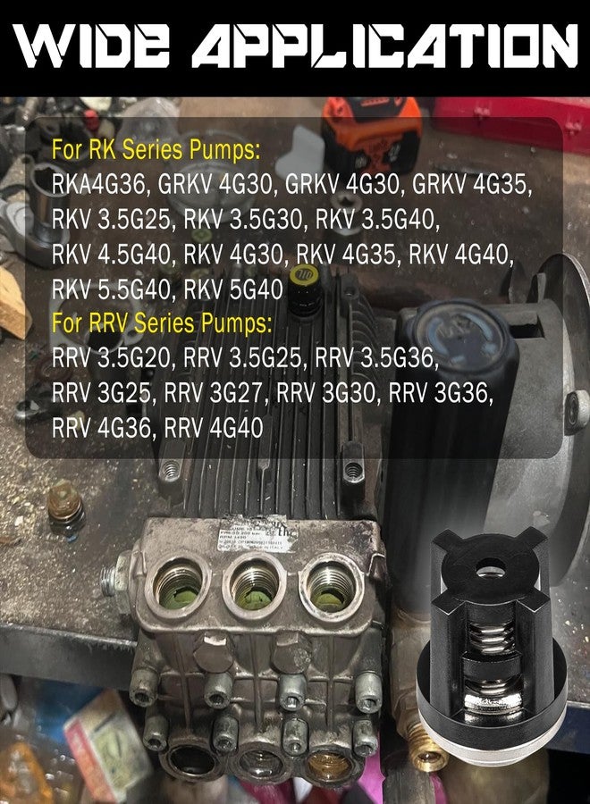Camoo AR1828 Water Pump Check Valves Kit & AR1857 Pressure Washer Packing Kit Compatible with Annovi Reverberi 18mm RK, RKA, RKV, XRC, Replace Mi-T-M 70-0177 - Image 2