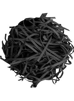مارك حشو الورق الممزق المجعد لسد تغليف الهدايا / تعبئة السلة ، مستلزمات التعبئة (أسود)  - Image 1