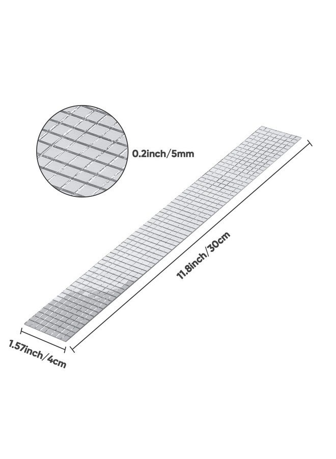 12272 PCS Mirror Mosaic Tiles Self Adhesive Disco Ball Tiles Small Square Mirror Mirror Tiles Sticker for DIY Craft Decoration, Disco Ball Mirror Tile PP OPOUNT 12272 Pcs Self-Adhesive Mosaic Tiles, Small Mirror