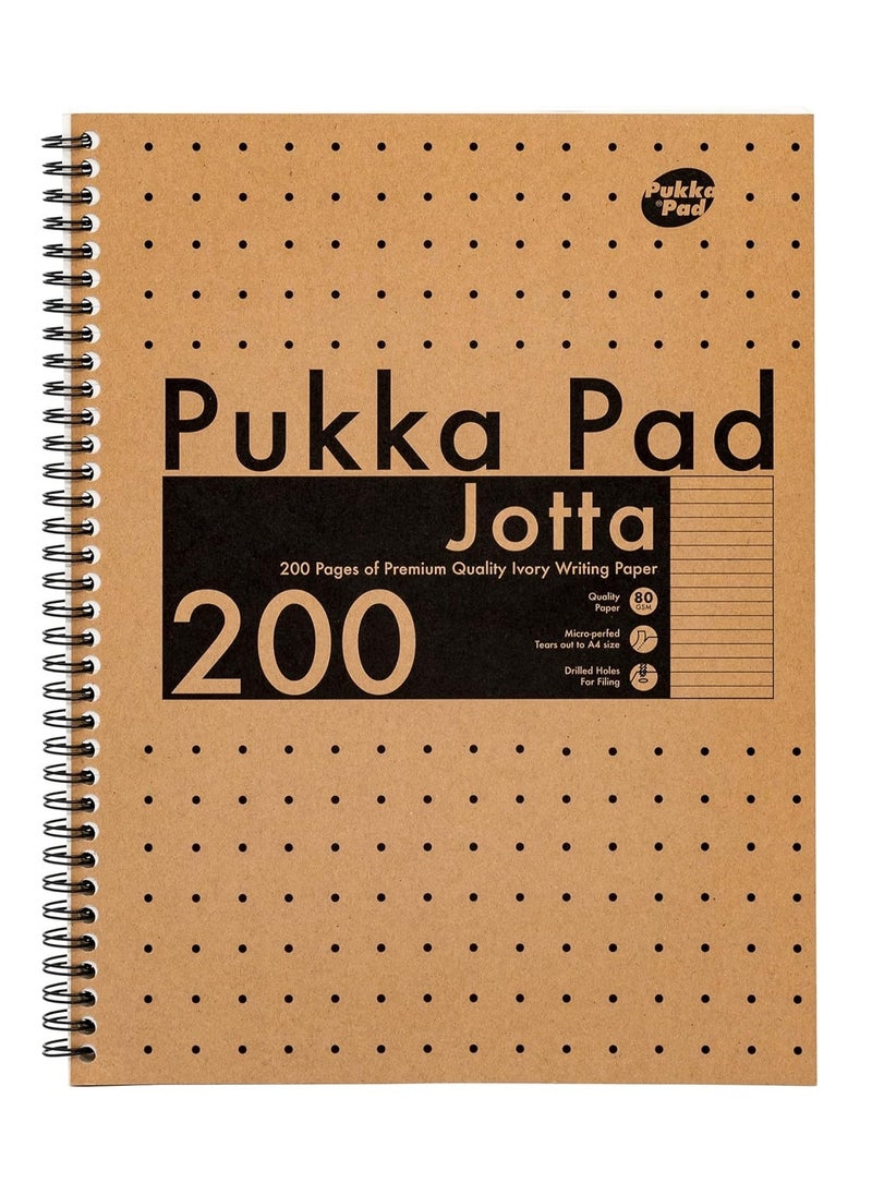 Pukka Pad دفتر جوتا مقاس A4 200 صفحة  - Image 1