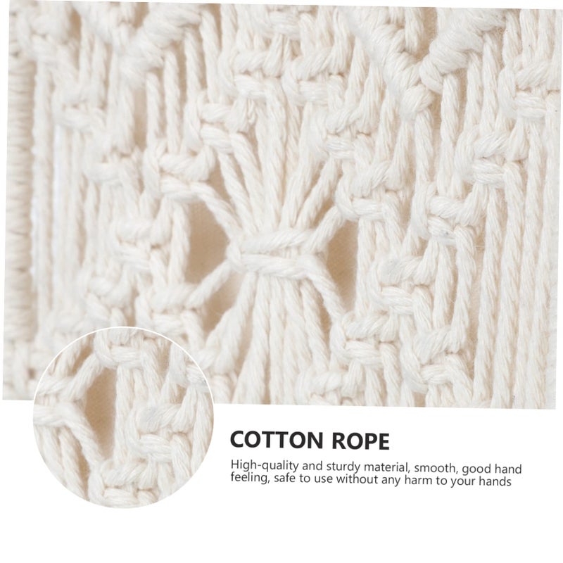 Retro Cotton Rope Woven Storage Box For Tissues And Napkins Home Decor - Image 4
