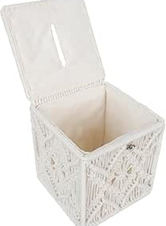 Retro Cotton Rope Woven Storage Box For Tissues And Napkins Home Decor - Image 1