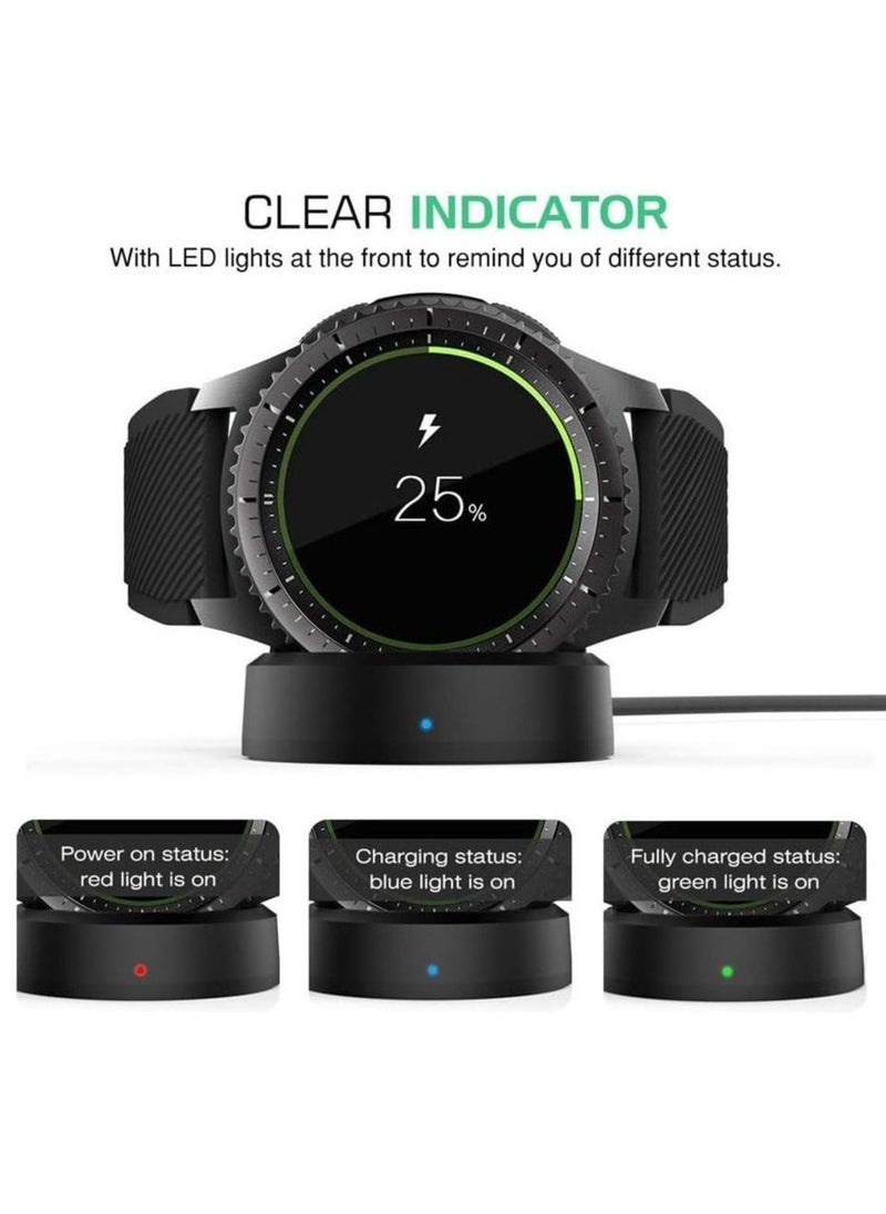 BGM Wireless Charging Dock Cradle Charger compatible with Samsung Gear S3 Classic Frontier Smart Watch Charging Dock Watch - Image 3