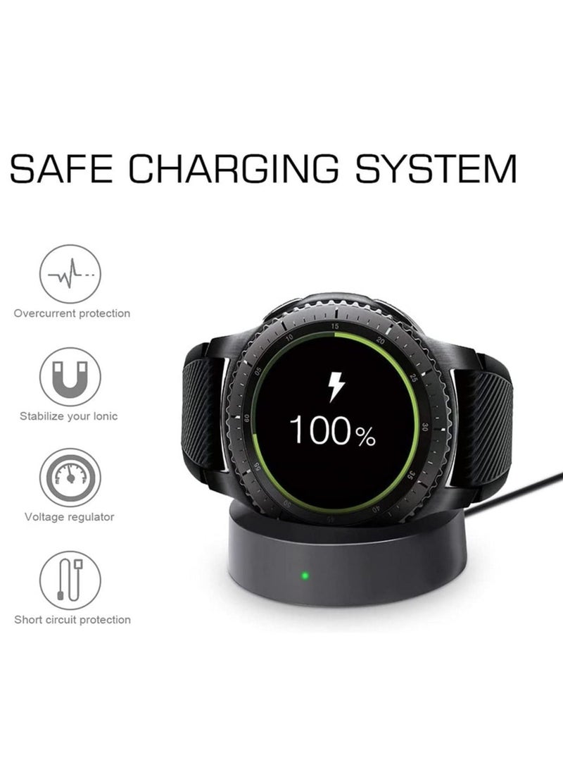 BGM Wireless Charging Dock Cradle Charger compatible with Samsung Gear S3 Classic Frontier Smart Watch Charging Dock Watch - Image 5