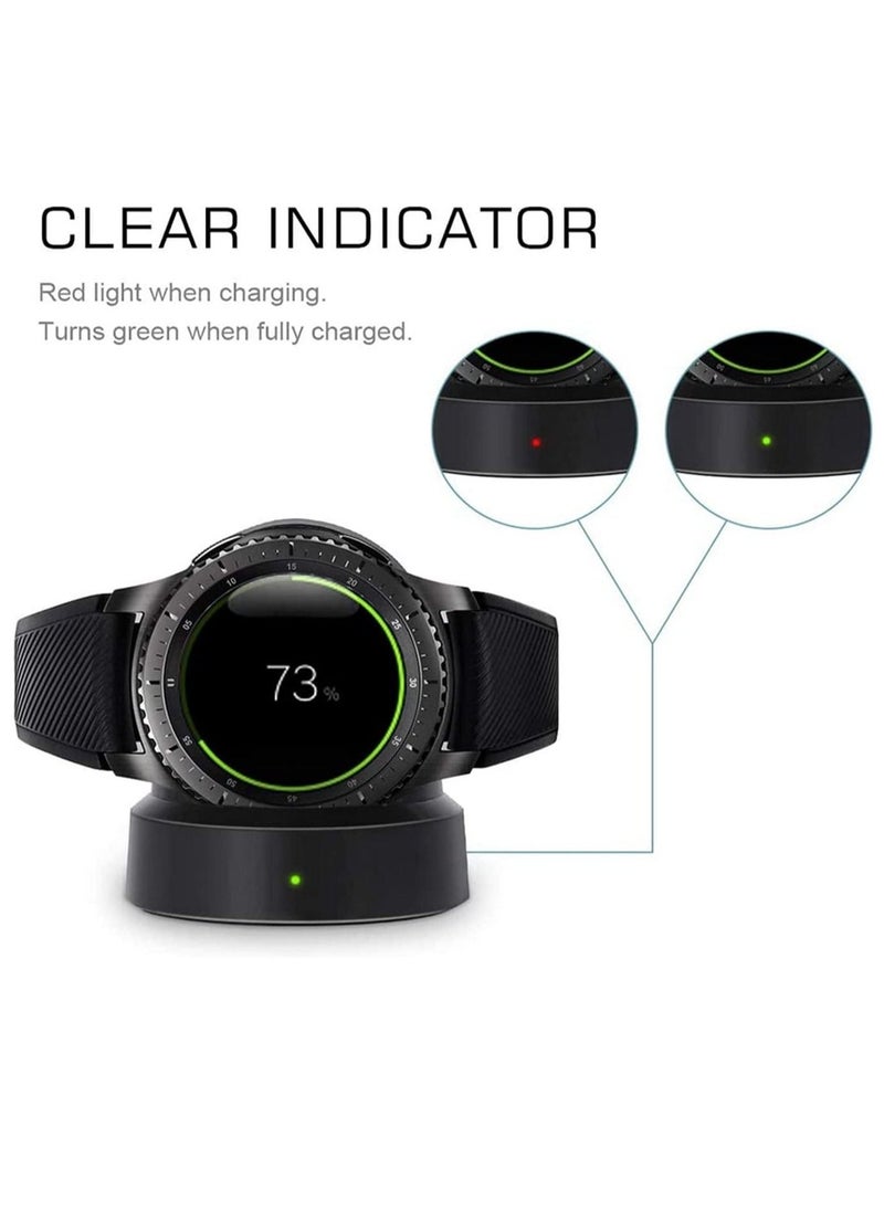 BGM Wireless Charging Dock Cradle Charger compatible with Samsung Gear S3 Classic Frontier Smart Watch Charging Dock Watch - Image 4