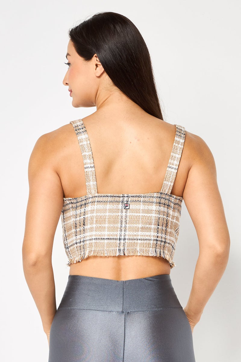 FILA Women Sportswear Fit Sleeveless Outdoor Crop Top, Multicolor - Image 4