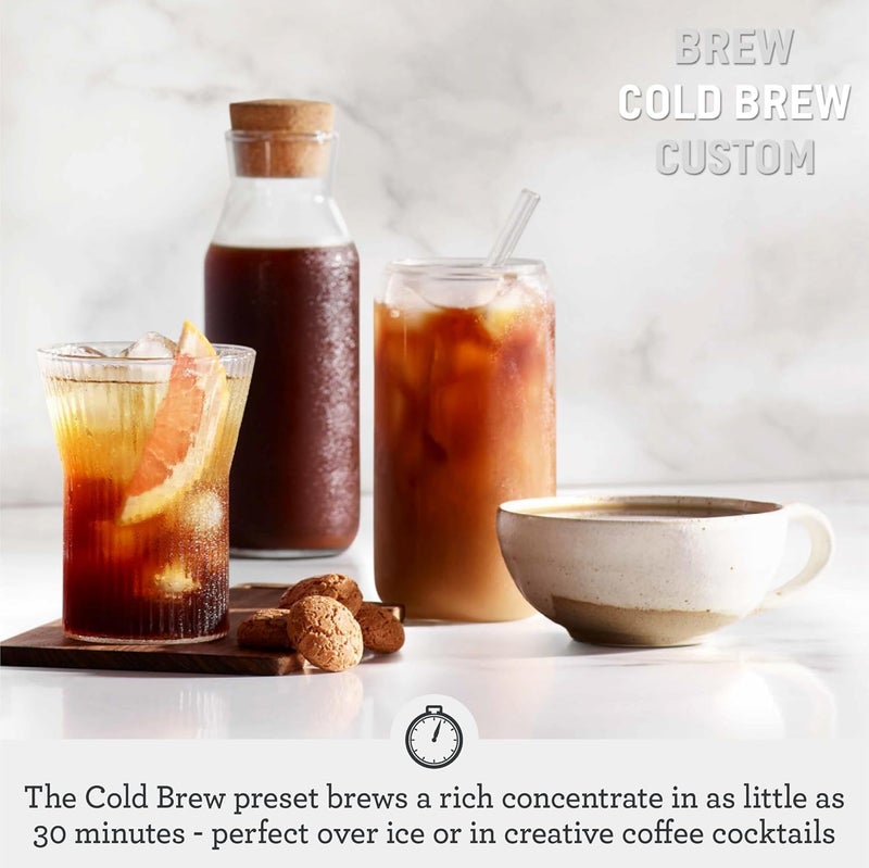Sage - The Luxe Brewer Thermal One Touch Crafted Coffee - SCA Golden Cup, Programmable, Dual-Wall Thermal Carafe, Cone & Flat Bottom Filters, 1.77L Removable Water Tank - Image 4