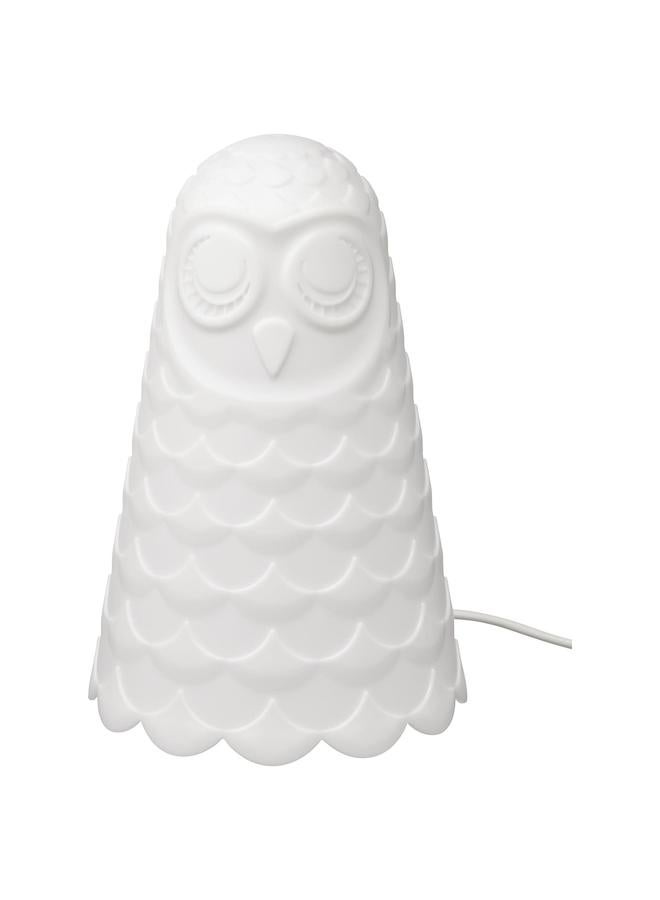 Zaboon Table Lamp, White/Owl, 23 Cm - Image 1