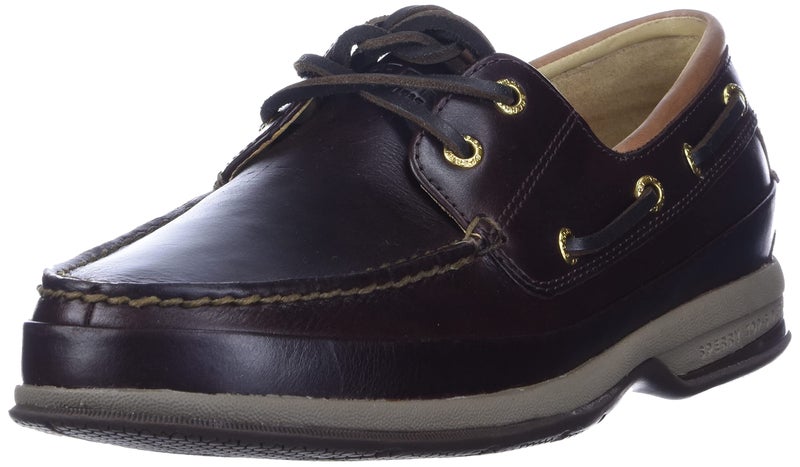 SPERRY Men's Gold Boat Asv Boat Shoe, Amaretto, 8 - Image 1