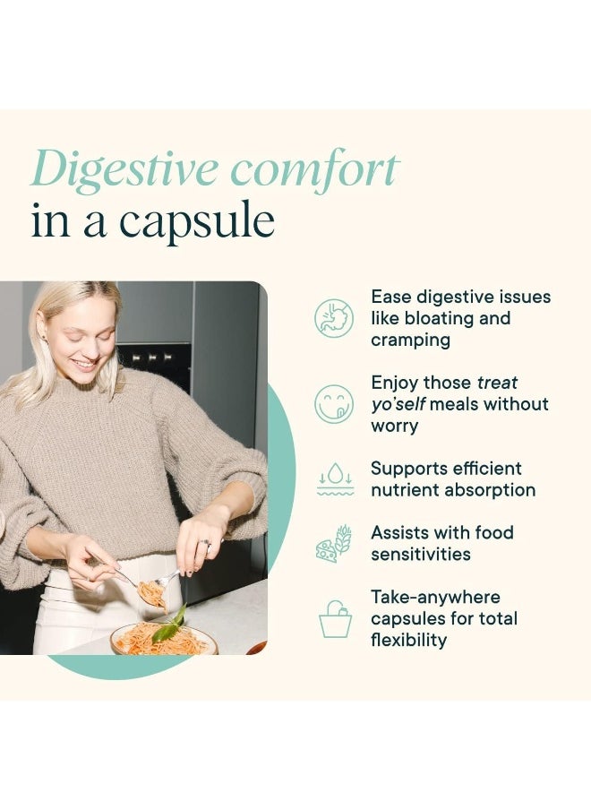 Ora Organic - Ora Organic Multi-Enzyme Supplement - Vegan, Gluten Free Enzymes for Digestion with Probiotics for Gut Health, Bloating, Constipation and Gas Relief - 30 Easy to Swallow Capsules - Image 1