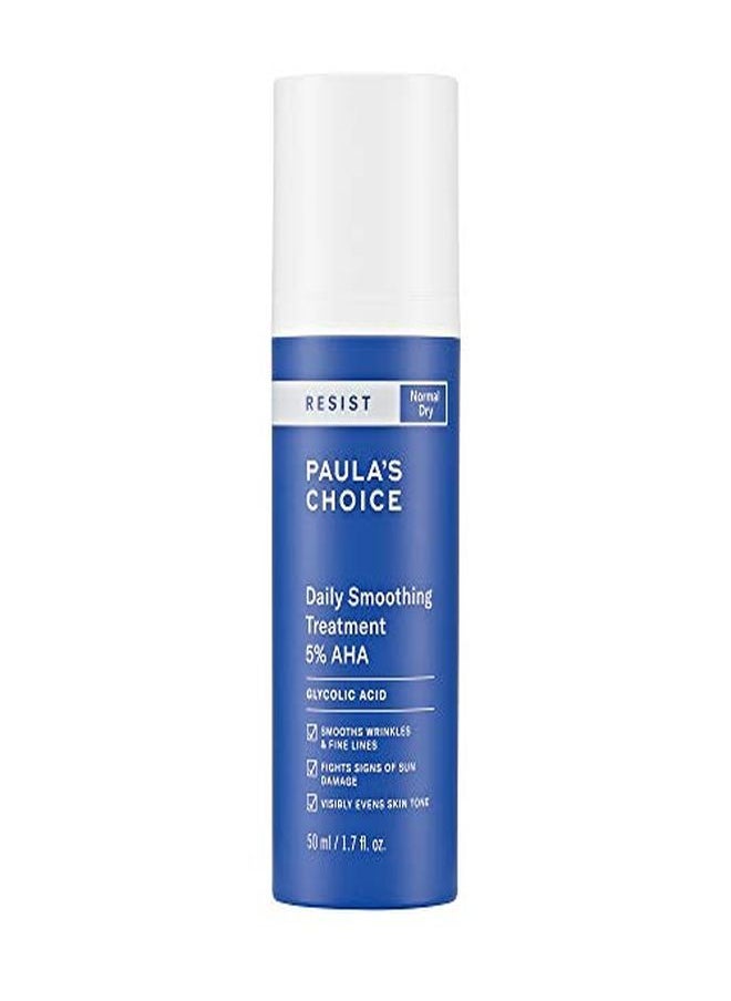 PAULA'S CHOICE Resist Daily Smoothing Treatment 5% Aha With Glycolic Acid & Ceramides Antiaging Lotion Exfoliant For Dry Skin 1.7 Ounce  - Image 1